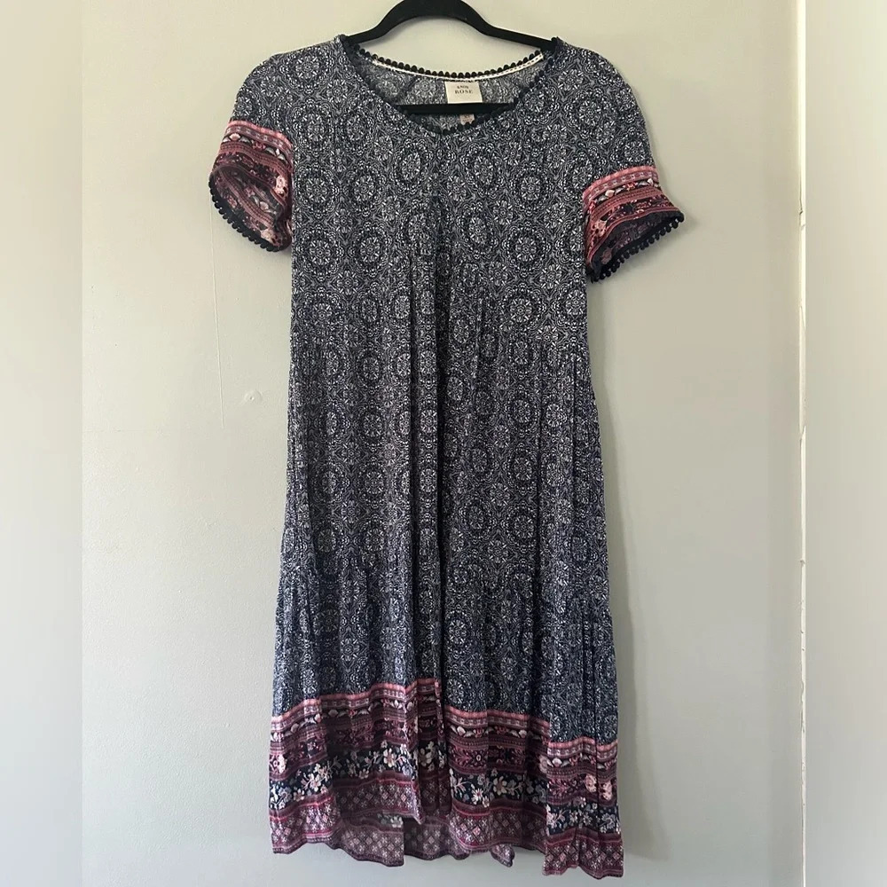 Knox Rose Babydoll Dress 100% Rayon Size XS